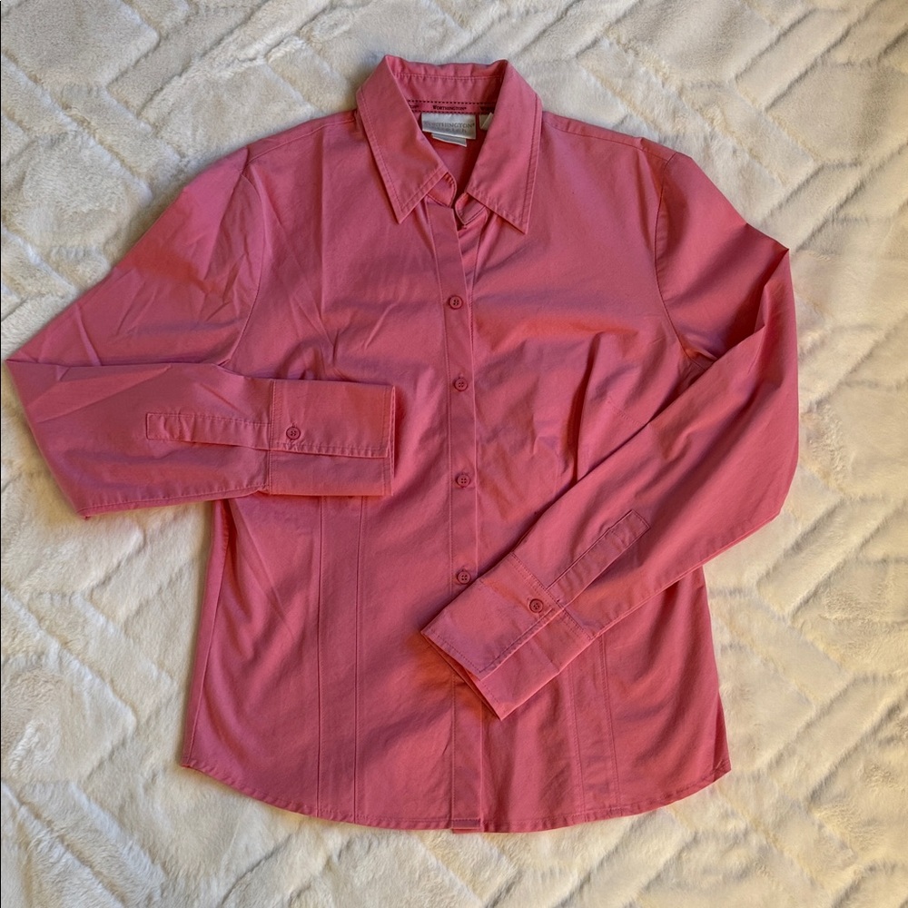 Worthington Pink Button Down Shirt